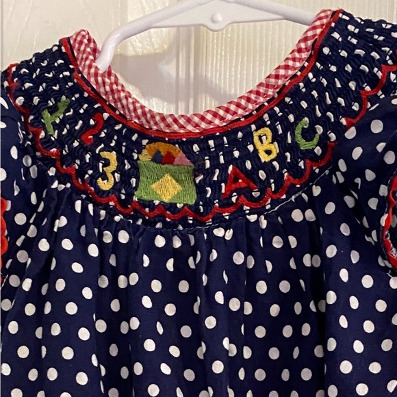 Lil‎ Cactus Smocked Bishop Dress - Picture 8 of 9